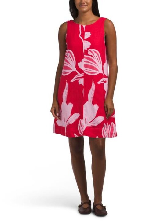 Calypso St. Barth Dresses & Skirts - CALYPSO ST. BARTH Linen Blend Scoop Back Mini Dress